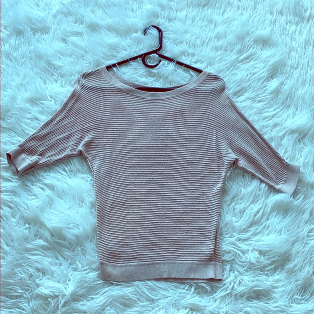 Express nude breezy short sleeve